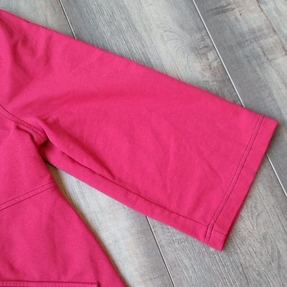 Motto Your Style Mantra-Full zip sweatshirt Jacket with hood RED size S - Picture 6 of 11